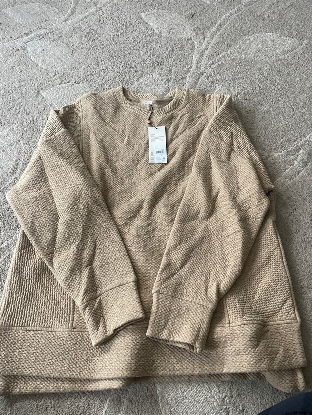 CALIA by Carrie Underwood Crewneck Sweater - Beige